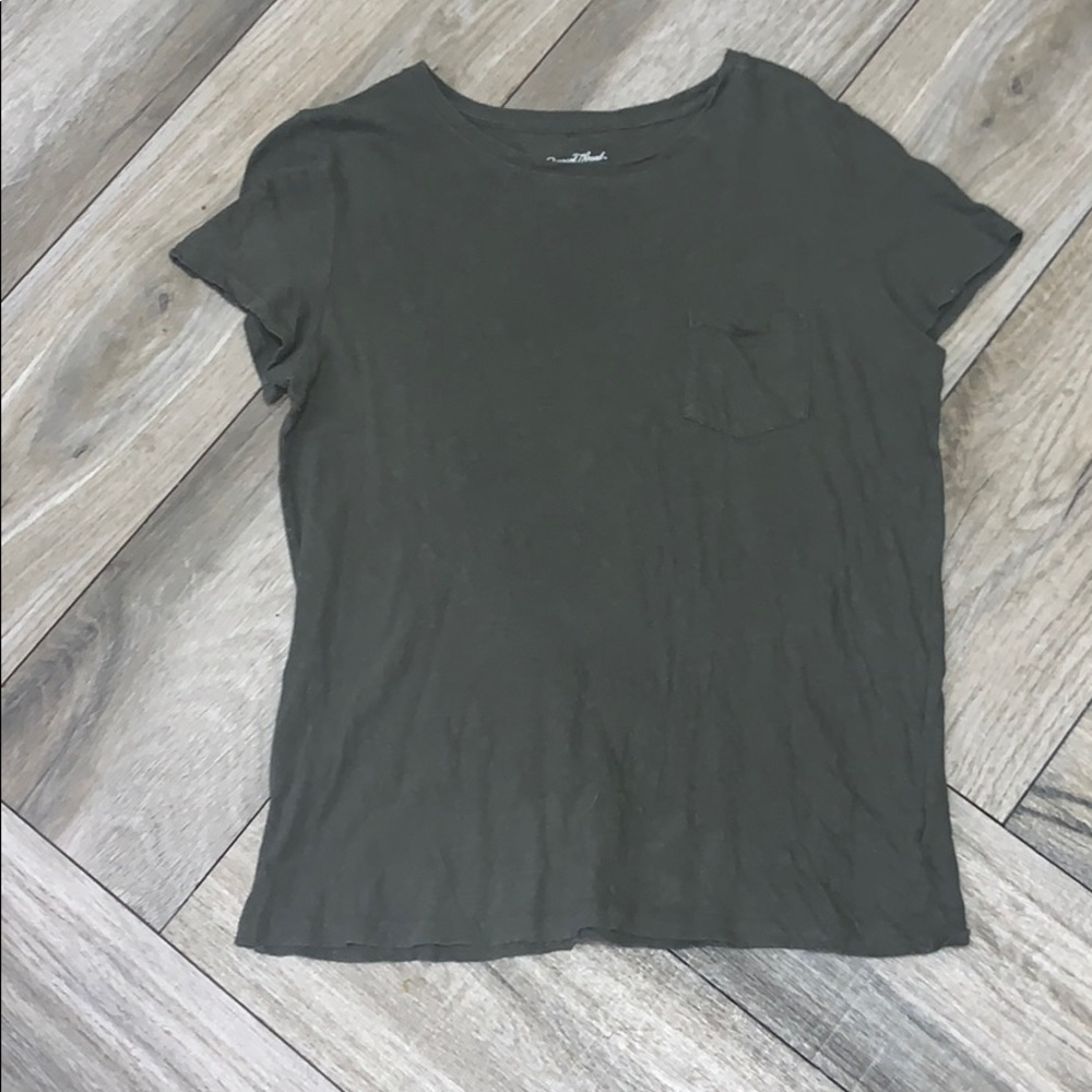 Forest green pocket-tee